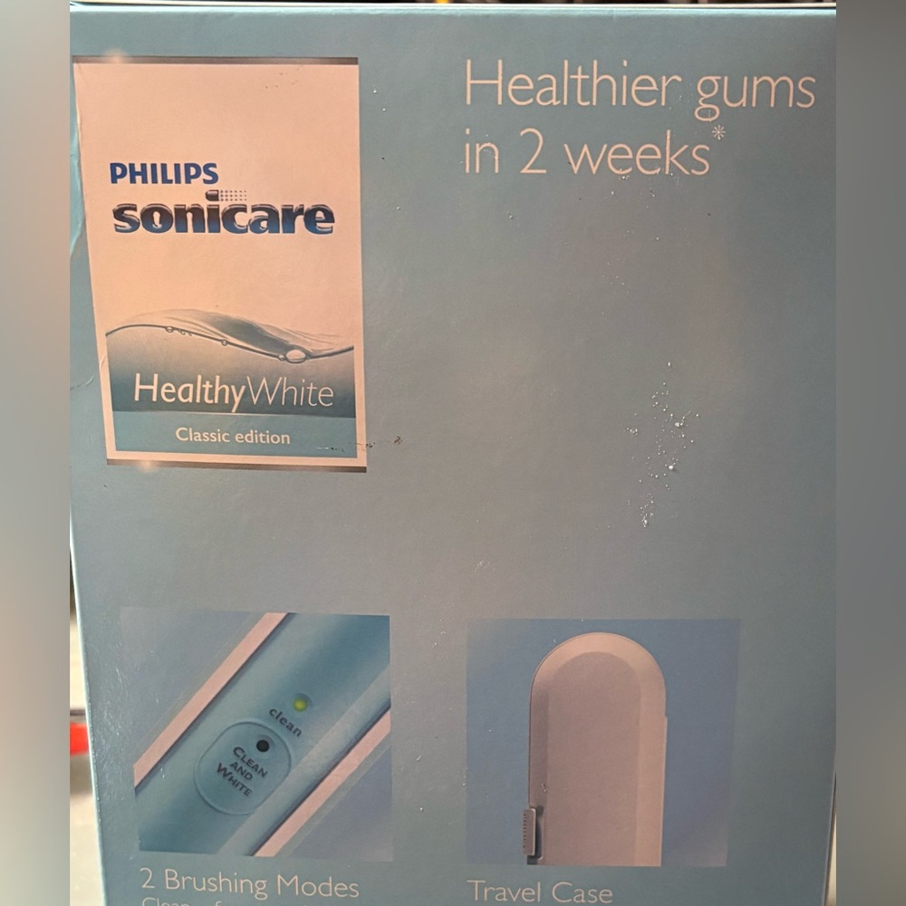 NWTS Philips Sonicare Classic Edition Power Toothbrush - White and Blue